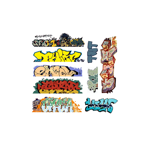 Walthers - HO Scale Graffiti Decal MegaSet #6 (9)