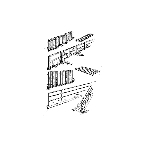 Walthers - HO Fences/Railing Sets(4)