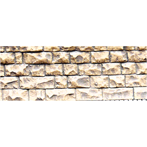Walthers - HO Flexible and Adhesive Cut Stone Wall Small