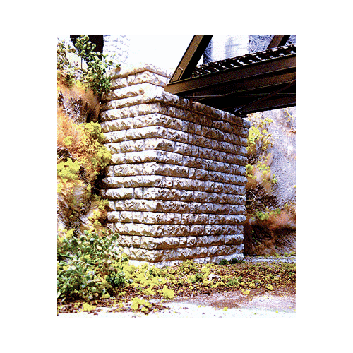 Walthers - HO Deep-Cut Stone Bridge Abutment
