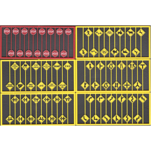 Walthers - HO Modern Road Signs (75)