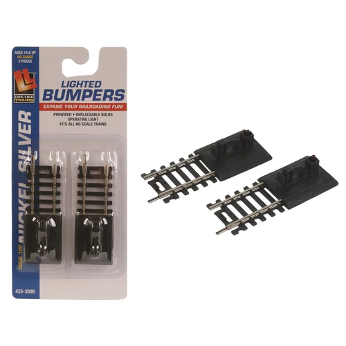 Walthers - HO NS Lighted Bumpers (2)