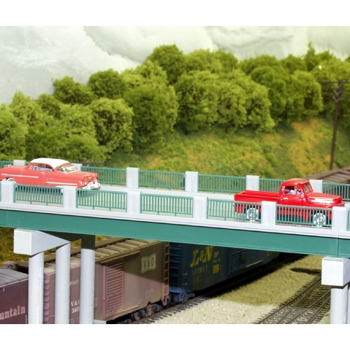 Rix Products - HO Cornerstone HO 50' Wrought Iron Highway Overpass