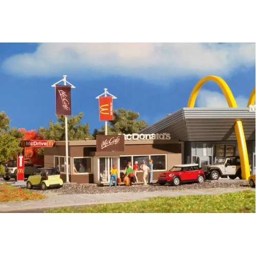 Walthers - HO Cornerstone McDonalds McCafe Kit