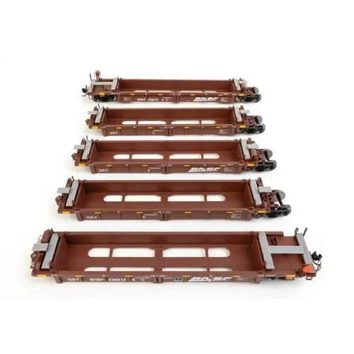 Walthers - HO Thrall 5-Unit Rebuild 40' Well Car BNSF