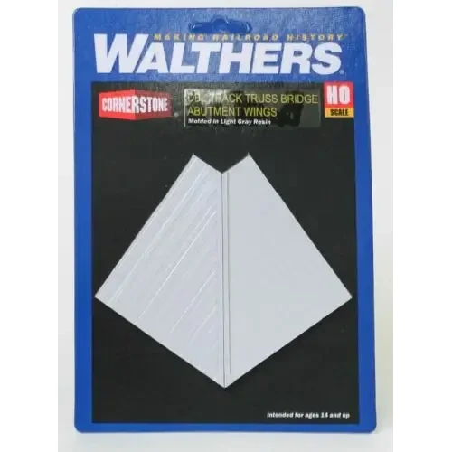 Walthers - HO Cornerstone Kit DT Truss Bridge Wings Pair
