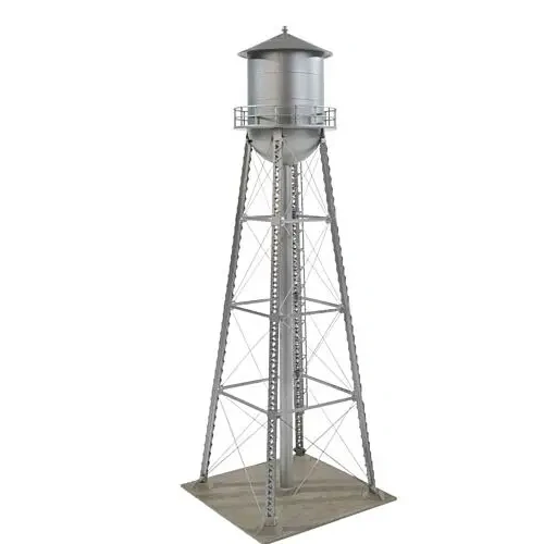Walthers - HO Cornerstone Kit City Water Tower Silver Built Up