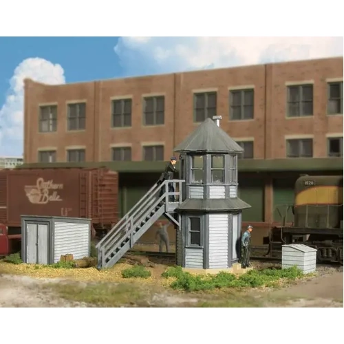 Walthers - HO Cornerstone Kit Elevated Crossing Tower (2)