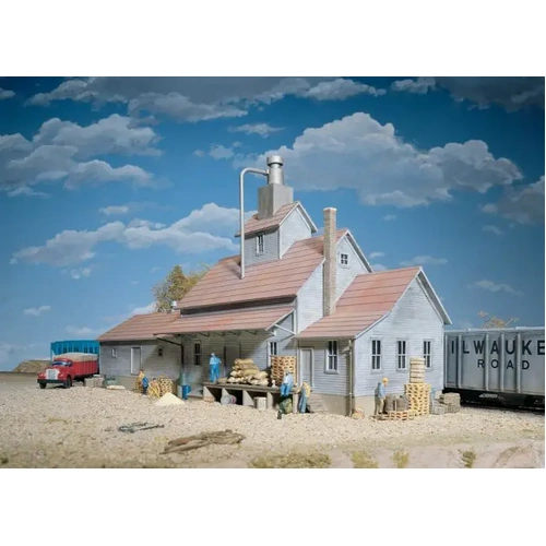 Walthers - HO Cornerstone Kit Sunrise Feed Mill
