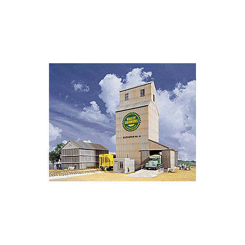Walthers - HO Cornerstone Kit Valley Growers Assn Grain Elevator
