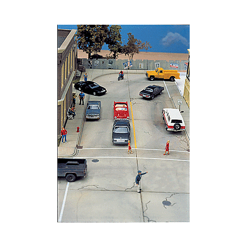 Walthers - HO Cornerstone Kit Concrete Street System