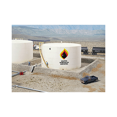 Walthers - HO Cornerstone Kit Oil Storage Tank Wide