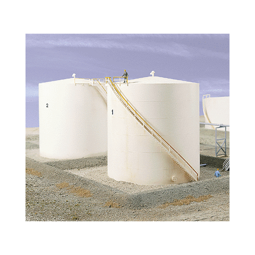 Walthers - HO Cornerstone Kit Oil Storage Tank Tall