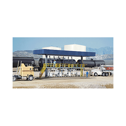 Walthers - HO Cornerstone Kit Tanker Truck Loading Rack