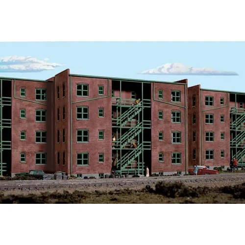 Walthers - HO Cornerstone Kit Parkview Terrace Back Ground