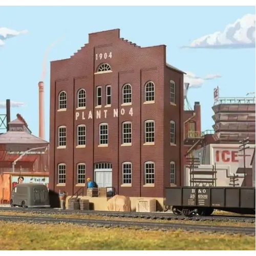 Walthers - HO Cornerstone Kit Plant No. 4 Bldg Front