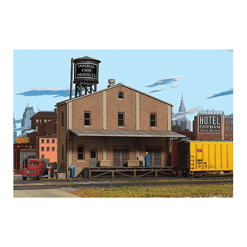 Walthers - HO Cornerstone Kit Imperial Food Background Bldg