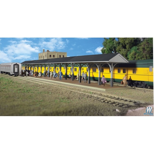 Walthers - HO Cornerstone Kit Station/Shed/Platform