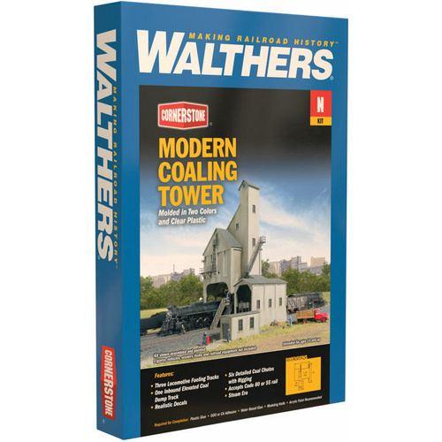 Walthers - N Cornerstone Kit Modern Cooling Tower