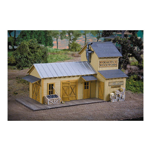 Walthers - HO Cornerstone Kit Quality Woodwork - Laser Cut Kit