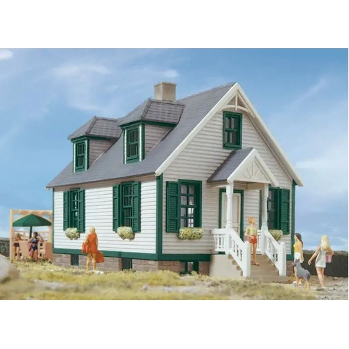 Walthers - HO Lake Forest Cottage with Accessories and LED kit