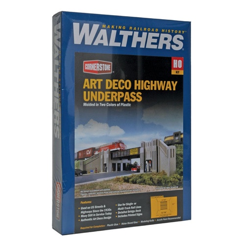 Walthers - HO HiWay Underpass Art Deco