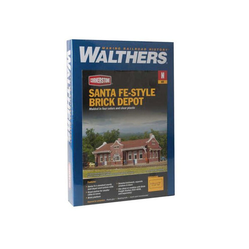 N ATSF Style Brick Station