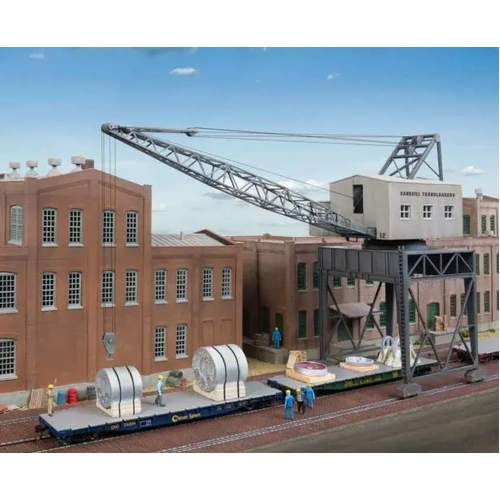 Walthers - HO Travelling Crane w/Brick Street