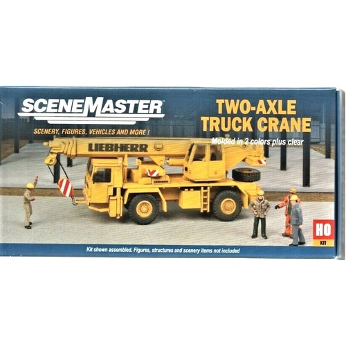 Walthers - HO 2-Axle Crane Yellow - Kit