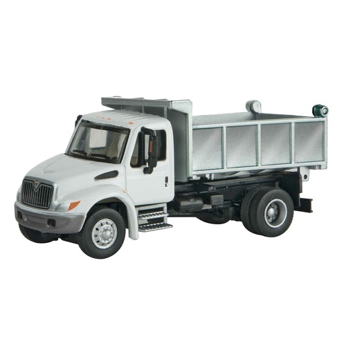 Walthers - HO Int 4300 Sgle-Axle Dump Truck White