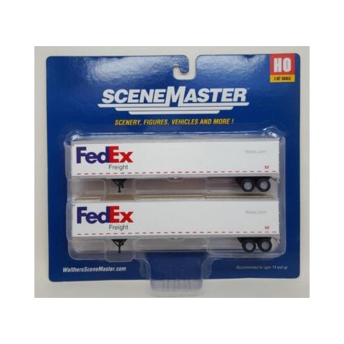 Walthers - HO 53'Trailer FedEX Freight (2pack)