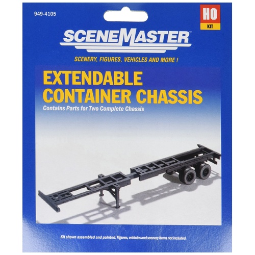 Walthers - HO Extd Container Chassis (2)