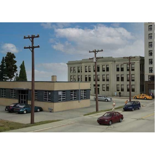 Walthers - HO Electric Utility Poles Set (24)