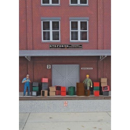 Walthers - N gauge Bev.Crates, Bottles (80)