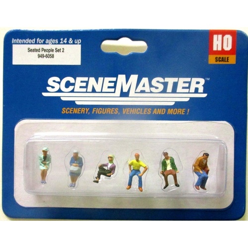 Walthers - HO Seated People (6)