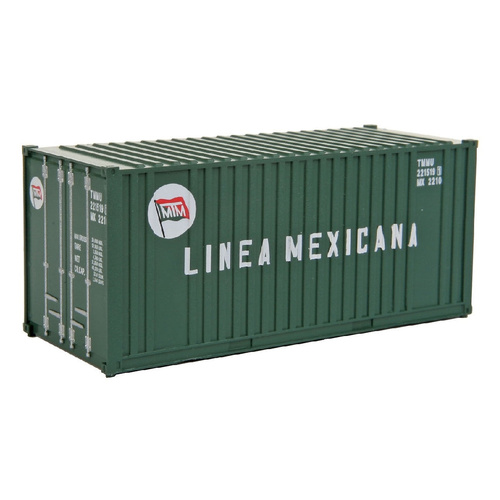 Walthers - HO 20' Rib Container Linea MEX