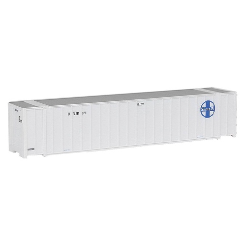 N 48' Rib Container ATSF White/Blue