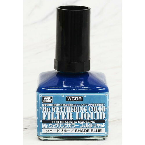 Gsi - Mr Weathering Color Filter Liquid Shade Blue -  WC-09
