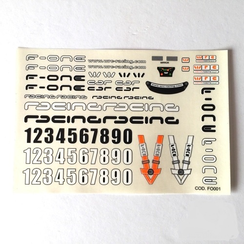 WIRC/WRC - WRC Sticker Sheet - F1 - 02001