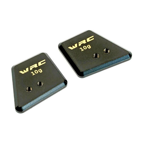 WIRC/WRC - Brass Front Chassis Weight Set (10g ea.)