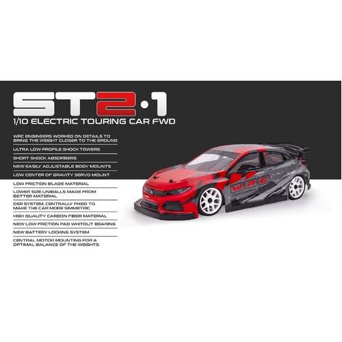 WIRC/WRC - WRC Racing ST2.1 Competition FWD Touring Car Kit