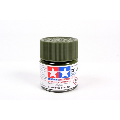 Tamiya - Olive Green Matt - Acrylic 10ml - 81758-A00