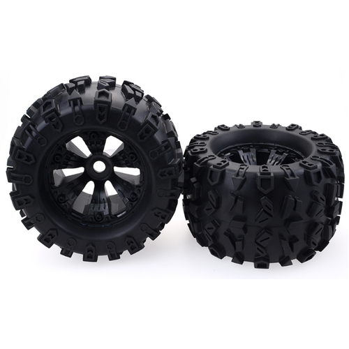 ZD Racing - 1/8 Monster truck wheels tires Black